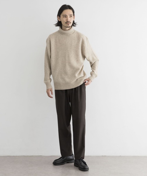 URBAN RESEARCH（アーバンリサーチ）の「ウールサキソニーイージーパンツ（その他パンツ・メンズ・ブラック/ダークブラウン・MEDIUM/LARGE）」の8枚目の写真