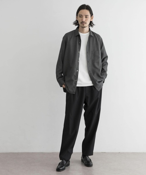 URBAN RESEARCH（アーバンリサーチ）の「ウールサキソニーイージーパンツ（その他パンツ・メンズ・ブラック/ダークブラウン・MEDIUM/LARGE）」の13枚目の写真