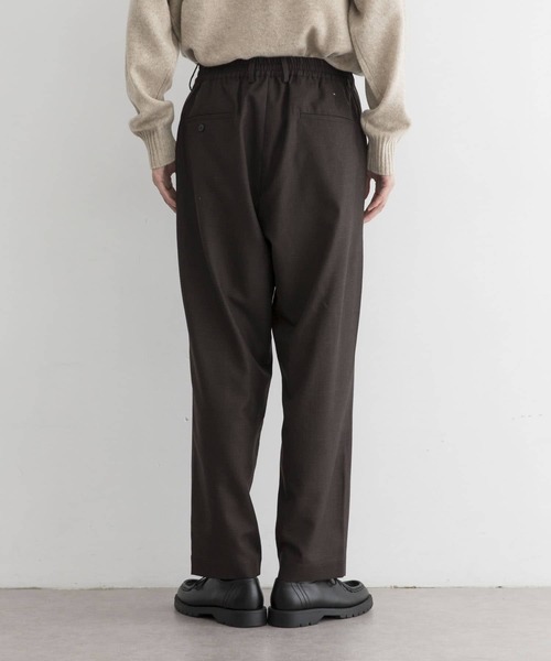 URBAN RESEARCH（アーバンリサーチ）の「ウールサキソニーイージーパンツ（その他パンツ・メンズ・ブラック/ダークブラウン・MEDIUM/LARGE）」の7枚目の写真