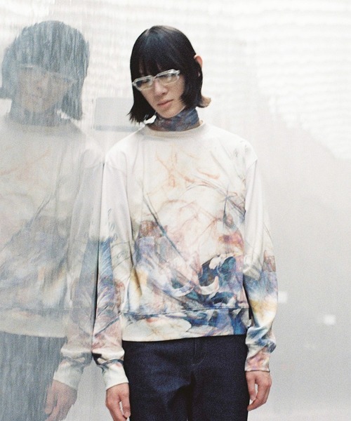 Wizzard(ウィザード)の「Wizzard ウィザード / PRINT FAB SWEAT / WDH22-004(スウェット・メンズ・ナチュラル・1/2/3)」の5枚目の写真