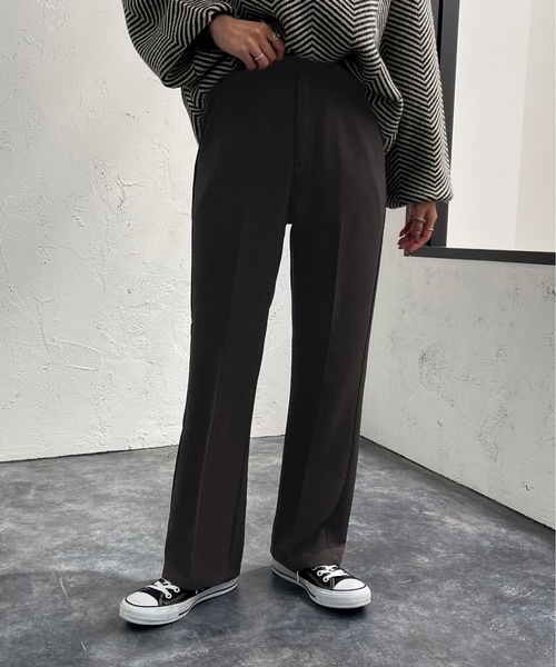 apres jour mignon（アプレジュールミニョン）の「アソートスラックスパンツ【ZOZOTOWN限定アイテム】（スラックス・レディース・グリーン系その他/ブラック/ブラック系その他/その他・X-LARGE/MEDIUM/SMALL）」の4枚目の写真