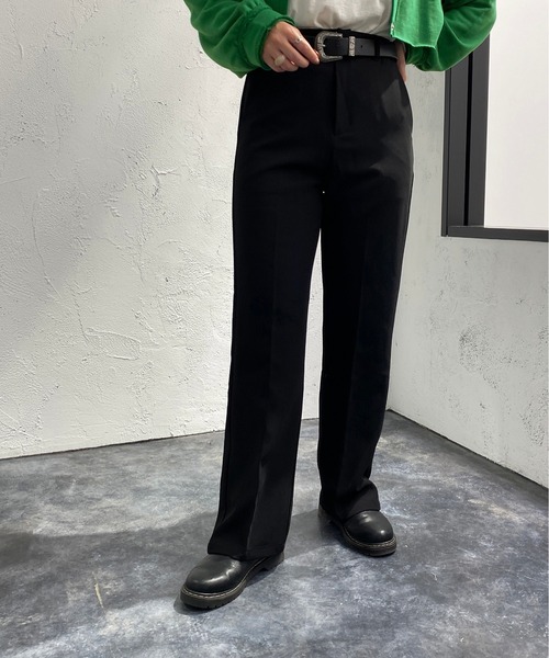 apres jour mignon（アプレジュールミニョン）の「アソートスラックスパンツ【ZOZOTOWN限定アイテム】（スラックス・レディース・グリーン系その他/ブラック/ブラック系その他/その他・X-LARGE/MEDIUM/SMALL）」の5枚目の写真