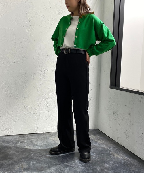 apres jour mignon（アプレジュールミニョン）の「アソートスラックスパンツ【ZOZOTOWN限定アイテム】（スラックス・レディース・グリーン系その他/ブラック/ブラック系その他/その他・X-LARGE/MEDIUM/SMALL）」の10枚目の写真