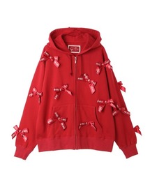 ロゴリボンいっぱいパーカー