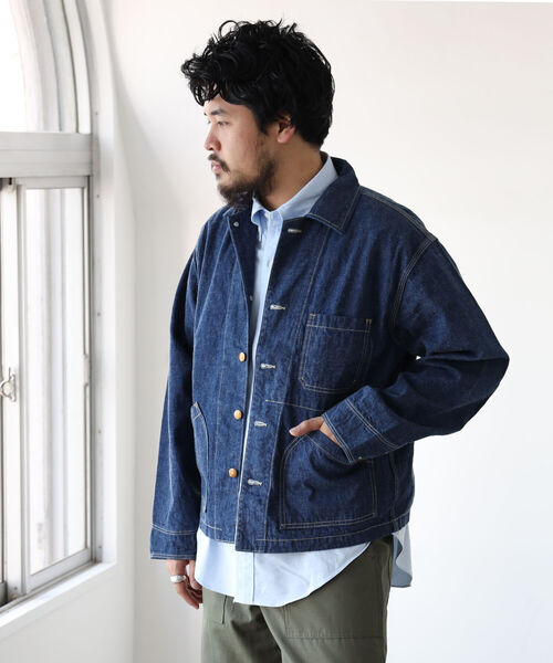 orSlow × fennica デニムジャケット　サイズ1 orSlow オアスロウ fennica フェニカ 別注 Mechanic Jacket