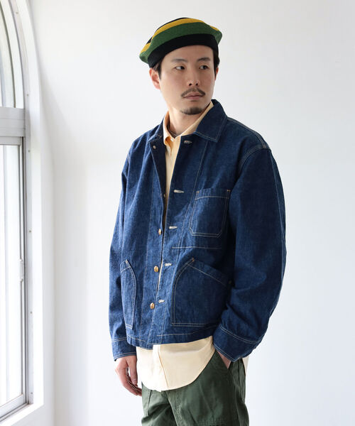 orSlow x fennica メカニックジャケット カバーオール デニム orSlow（オアスロウ）の「orSlow × fennica / 別注 Mechanic Jacket
