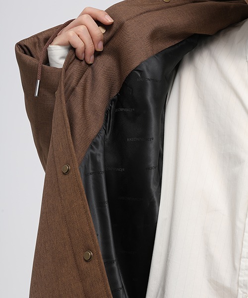 MASONPRINCE(メイソンプリンス)の「【MASONPRINCE】Oversized hooded shirt blouson MF4023(その他アウター・メンズ・ブラウン/グレー/ブラック・S/L/M)」の9枚目の写真
