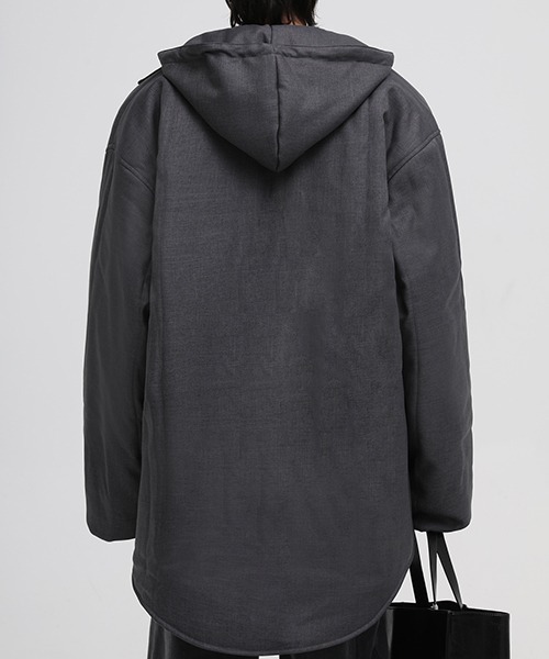 MASONPRINCE(メイソンプリンス)の「【MASONPRINCE】Oversized hooded shirt blouson MF4023(その他アウター・メンズ・ブラウン/グレー/ブラック・S/L/M)」の15枚目の写真