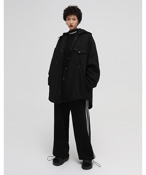 MASONPRINCE(メイソンプリンス)の「【MASONPRINCE】Oversized hooded shirt blouson MF4023(その他アウター・メンズ・ブラウン/グレー/ブラック・S/L/M)」の19枚目の写真