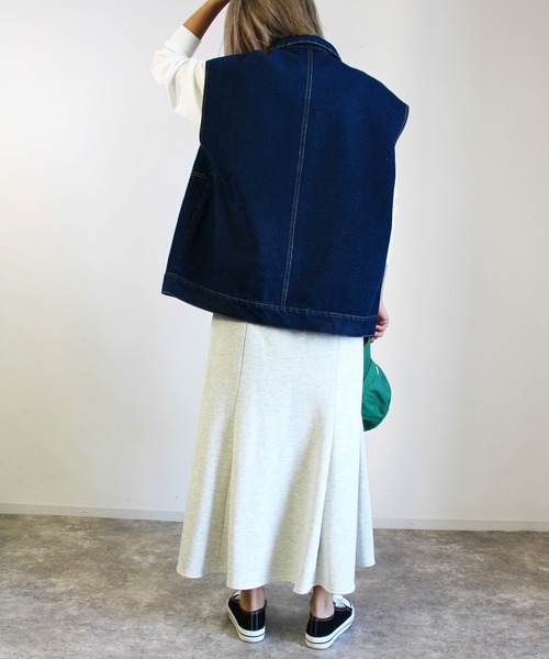 MLI'A（エムリア）の「デニム/ベスト（その他アウター・レディース・ブルー系8/インディゴブルー・M）」の17枚目の写真