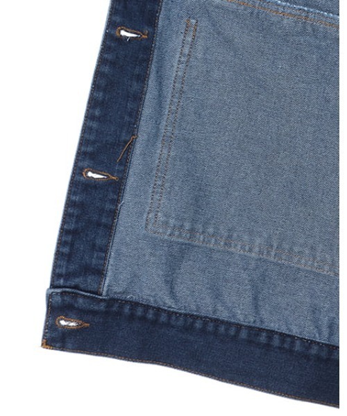 MLI'A（エムリア）の「デニム/ベスト（その他アウター・レディース・ブルー系8/インディゴブルー・M）」の10枚目の写真