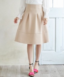 tocco closet | 裾切り替えハイウエストタックフレアスカート(スカート)