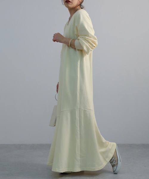 ap retro（アプレトロ）の「マーメイド前後２WAY ワンピース（ワンピース・レディース・ブラック/アイボリー/杢グレー/ブルー・FREE）」の15枚目の写真