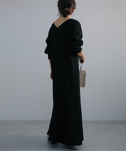 ap retro（アプレトロ）の「マーメイド前後２WAY ワンピース（ワンピース・レディース・ブラック/アイボリー/杢グレー/ブルー・FREE）」の18枚目の写真