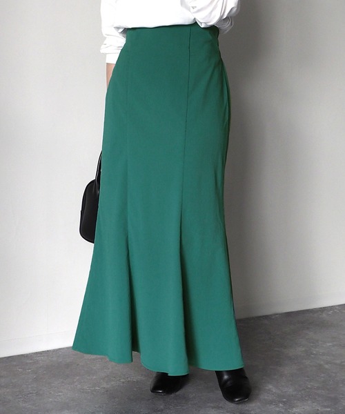 Riberry（リベリー）の「マーメイドスカート（スカート・レディース・グリーン/アイボリー/ブラウン/ベージュ・MEDIUM）」の5枚目の写真