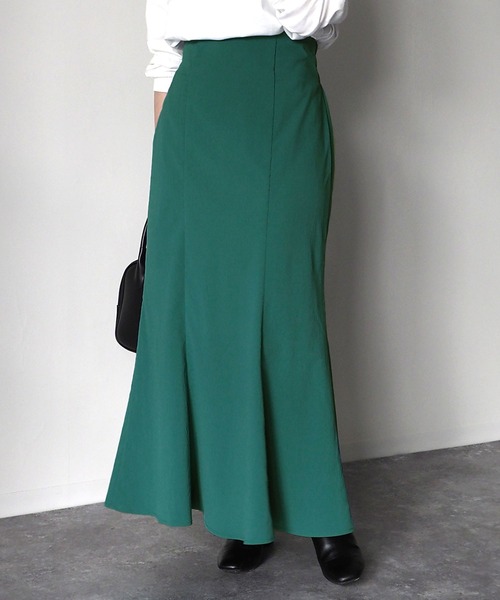 Riberry（リベリー）の「マーメイドスカート（スカート・レディース・グリーン/アイボリー/ブラウン/ベージュ・MEDIUM）」の15枚目の写真