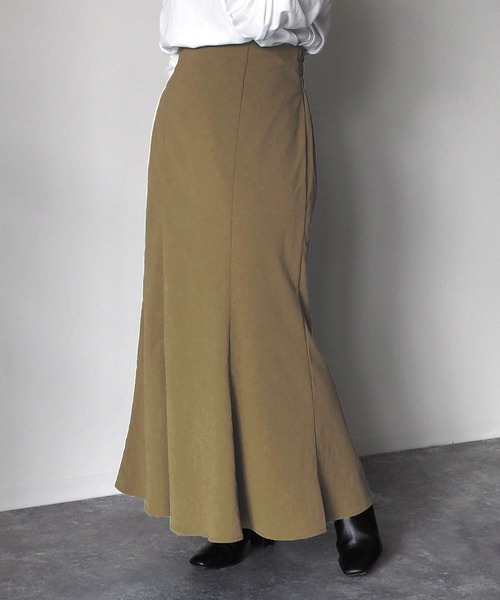 Riberry（リベリー）の「マーメイドスカート（スカート・レディース・グリーン/アイボリー/ブラウン/ベージュ・MEDIUM）」の13枚目の写真