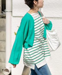 「URBAN RESEARCH DOORS」 ニットカーディガン MEDIUM グリーン レディース URBAN RESEARCH DOORS 「URBAN DOORS」 ニットカーディガン