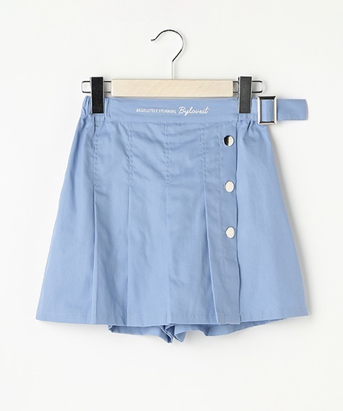 by LOVEiT（バイラビット）の「ラップキュロット（その他パンツ・キッズ・ブルー/アイボリー/モカ/ピンク・130cm/160cm/120cm/150cm/140cm）」の4枚目の写真