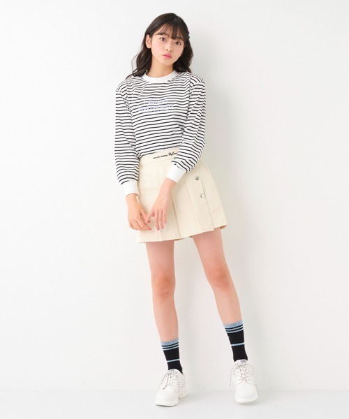 by LOVEiT（バイラビット）の「ラップキュロット（その他パンツ・キッズ・ブルー/アイボリー/モカ/ピンク・130cm/160cm/120cm/150cm/140cm）」の2枚目の写真