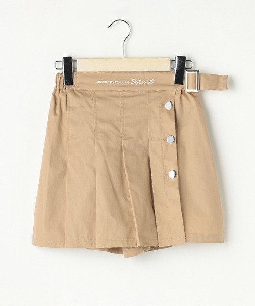 by LOVEiT（バイラビット）の「ラップキュロット（その他パンツ・キッズ・ブルー/アイボリー/モカ/ピンク・130cm/160cm/120cm/150cm/140cm）」の3枚目の写真