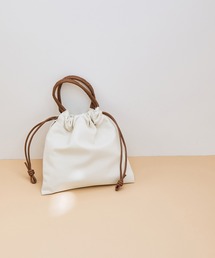 【一部直営店舗・WEB限定】ハンドル巾着バッグ