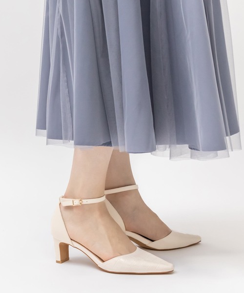 RANDA（ランダ）の「ソフト セパレートパンプス（パンプス・レディース・ゴールド/アイボリー/ブラック・S/L/M/LL）」の2枚目の写真