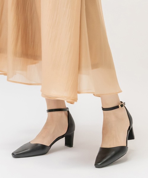 RANDA（ランダ）の「ソフト セパレートパンプス（パンプス・レディース・ゴールド/アイボリー/ブラック・S/L/M/LL）」の3枚目の写真