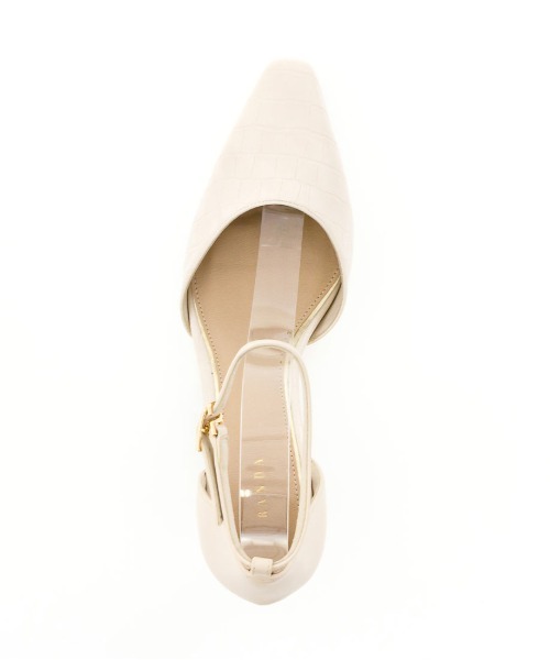 RANDA（ランダ）の「ソフト セパレートパンプス（パンプス・レディース・ゴールド/アイボリー/ブラック・S/L/M/LL）」の5枚目の写真