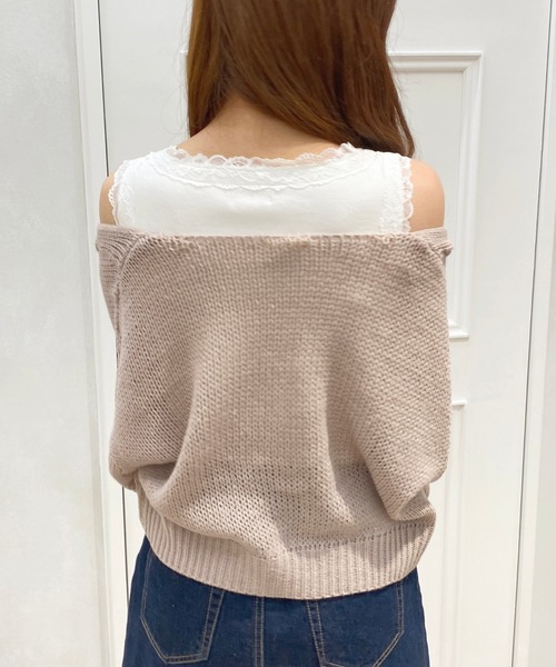 apres jour（アプレジュール）の「カップ付きレースインナー【ZOZOTOWN限定アイテム】（キャミソール・レディース・アイボリー/オフホワイト/ブラック・フリー/X-LARGE）」の8枚目の写真