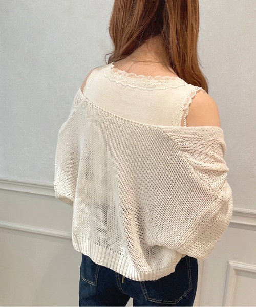 apres jour（アプレジュール）の「カップ付きレースインナー【ZOZOTOWN限定アイテム】（キャミソール・レディース・アイボリー/オフホワイト/ブラック・フリー/X-LARGE）」の13枚目の写真