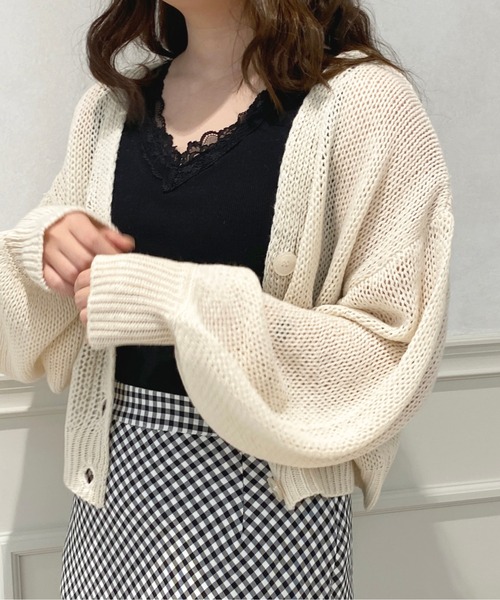 apres jour（アプレジュール）の「カップ付きレースインナー【ZOZOTOWN限定アイテム】（キャミソール・レディース・アイボリー/オフホワイト/ブラック・フリー/X-LARGE）」の17枚目の写真