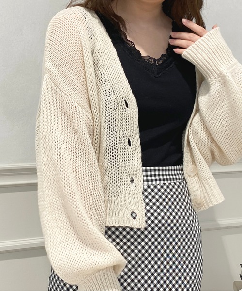 apres jour（アプレジュール）の「カップ付きレースインナー【ZOZOTOWN限定アイテム】（キャミソール・レディース・アイボリー/オフホワイト/ブラック・フリー/X-LARGE）」の18枚目の写真