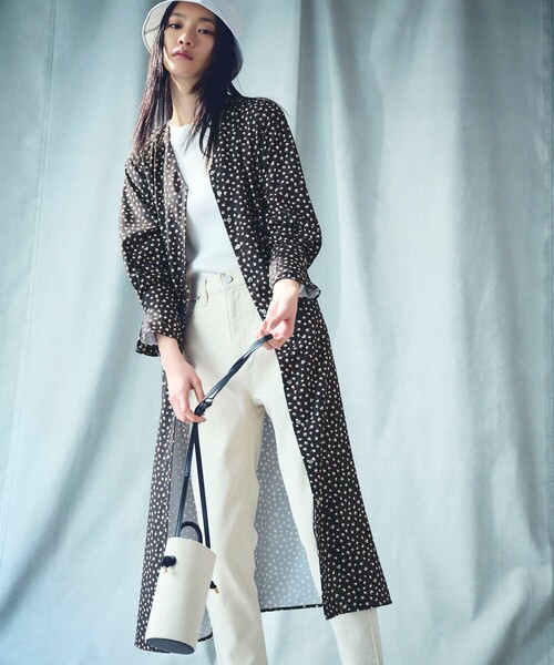 OPAQUE.CLIP(オペークドットクリップ)の「◆リサイクルコットンデニム201TPD(デニムパンツ・レディース・アイボリー/ナチュラル/ネイビー/ダークネイビー・40/36/38/34/42)」の14枚目の写真