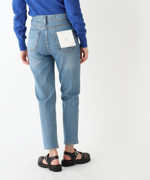 OPAQUE.CLIP(オペークドットクリップ)の「◆リサイクルコットンデニム201TPD(デニムパンツ・レディース・アイボリー/ナチュラル/ネイビー/ダークネイビー・40/36/38/34/42)」の11枚目の写真