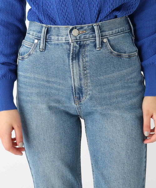 OPAQUE.CLIP(オペークドットクリップ)の「◆リサイクルコットンデニム201TPD(デニムパンツ・レディース・アイボリー/ナチュラル/ネイビー/ダークネイビー・40/36/38/34/42)」の8枚目の写真