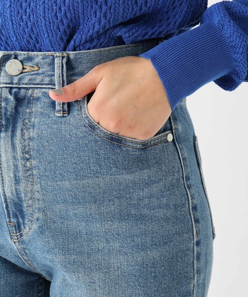 OPAQUE.CLIP(オペークドットクリップ)の「◆リサイクルコットンデニム201TPD(デニムパンツ・レディース・アイボリー/ナチュラル/ネイビー/ダークネイビー・40/36/38/34/42)」の18枚目の写真