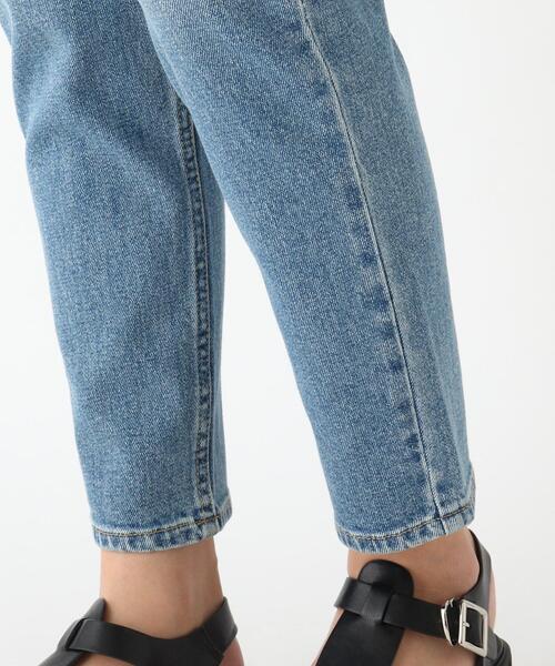 OPAQUE.CLIP(オペークドットクリップ)の「◆リサイクルコットンデニム201TPD(デニムパンツ・レディース・アイボリー/ナチュラル/ネイビー/ダークネイビー・40/36/38/34/42)」の6枚目の写真