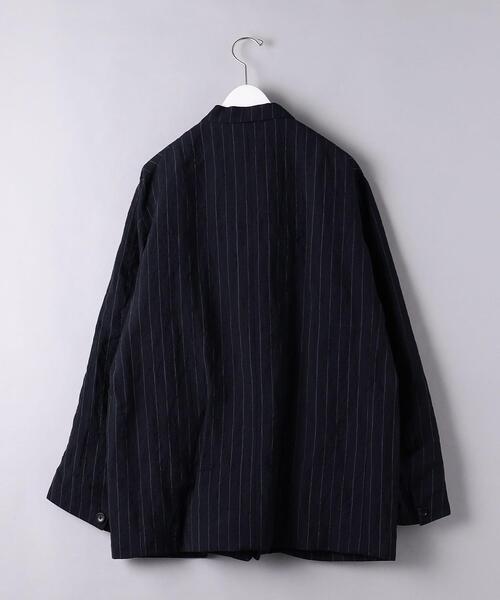 HAVERSACK（ハバーザック）の「＜Haversack（ハバーサック）＞ ピンストライプ ジャケット（テーラードジャケット・メンズ・ネイビー・M/L/S）」の2枚目の写真