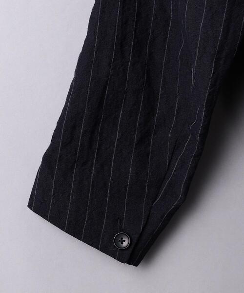HAVERSACK（ハバーザック）の「＜Haversack（ハバーサック）＞ ピンストライプ ジャケット（テーラードジャケット・メンズ・ネイビー・M/L/S）」の4枚目の写真
