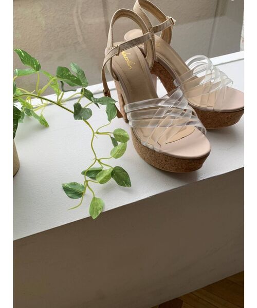 dazzlin(ダズリン)の「コルクヒールサンダル(サンダル・レディース・ブラック/ベージュ/ブラウン/クリア・SMALL/MEDIUM/LARGE)」の9枚目の写真