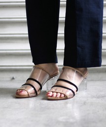 TSURU by Mariko Oikawa | TSURU by Mariko Oikawa / Fizz(クリアヒールパイピングサンダル)(サンダル)