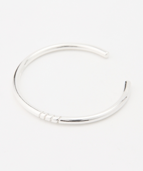 BEAMS（ビームス）の「ACE by morizane / 4スパイラル バングル（バングル/リストバンド・メンズ・シルバー・MEDIUM）」の11枚目の写真