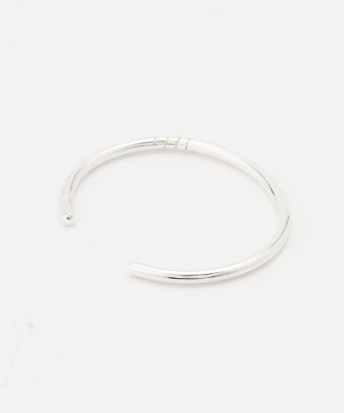 BEAMS（ビームス）の「ACE by morizane / 4スパイラル バングル（バングル/リストバンド・メンズ・シルバー・MEDIUM）」の3枚目の写真