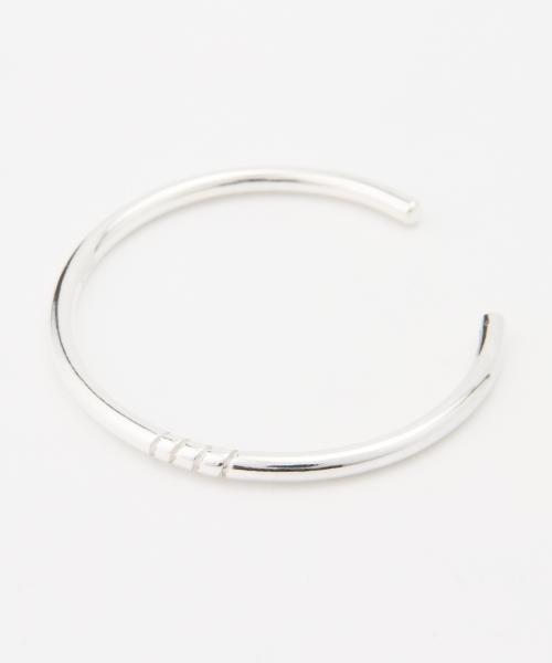 BEAMS（ビームス）の「ACE by morizane / 4スパイラル バングル（バングル/リストバンド・メンズ・シルバー・MEDIUM）」の2枚目の写真