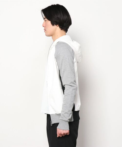 1PIU1UGUALE3 RELAX (ウノピゥウノウグァーレトレ リラックス)の「1PIU1UGUALE3 RELAX(ウノピゥウノウグァーレトレ)ヘビースウェットクレイジーパーカー(パーカー・メンズ・マルチ・S/M/L/XL/XXL)」の12枚目の写真