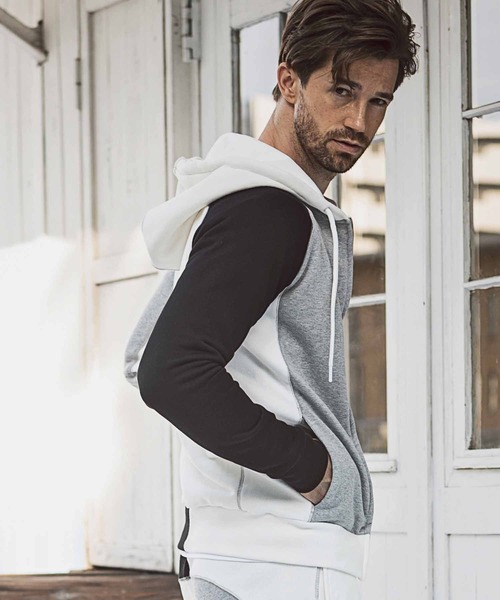 1PIU1UGUALE3 RELAX (ウノピゥウノウグァーレトレ リラックス)の「1PIU1UGUALE3 RELAX(ウノピゥウノウグァーレトレ)ヘビースウェットクレイジーパーカー(パーカー・メンズ・マルチ・S/M/L/XL/XXL)」の3枚目の写真