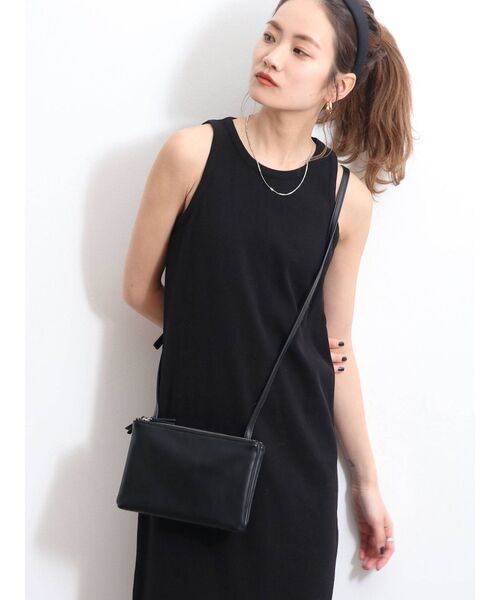 Ungrid（アングリッド）の「フェイクレザーショルダーバッグ（ショルダーバッグ・レディース・ブラック/オフホワイト/イエロー・FREE）」の7枚目の写真