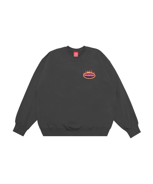 Paragraph(パラグラフ)の「【Paragraph/パラグラフ】バーニングロゴ スウェットシャツ/№21/22SS(スウェット・メンズ・チャコールグレー/ライトグレー/ダークグリーン/ブルー/バイオレット・フリ-)」の6枚目の写真