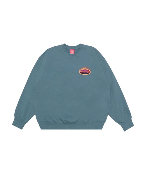 Paragraph(パラグラフ)の「【Paragraph/パラグラフ】バーニングロゴ スウェットシャツ/№21/22SS(スウェット・メンズ・チャコールグレー/ライトグレー/ダークグリーン/ブルー/バイオレット・フリ-)」の9枚目の写真